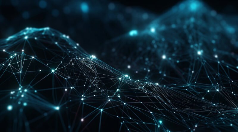 glowing molecular structure futuristic galaxy backdrop generated by ai Como evitar que a IA destrua a experiência do seu cliente
